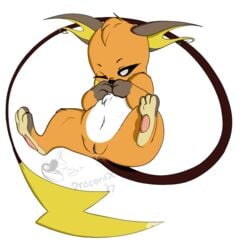 alpha_channel feral fur honeyfox itsdraconix nintendo one_eye_closed paws pokemon pokemon_(species) pussy raichu video_games wink