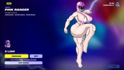 pink ranger from fortnite by yiomo