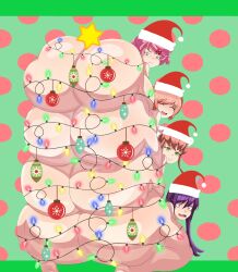 4girls ass ass_bigger_than_head ass_stack ass_tower big_ass butt_stack butt_tower christmas christmas_hat christmas_lights christmas_tree_costume christmas_tree_position doki_doki_literature_club edit edited embarrassed embarrassed_naked_female embarrassed_nude_female enf female female_only human_stacking human_tower hyper_ass jollyposting lights monika_(doki_doki_literature_club) naked natsuki_(doki_doki_literature_club) nude ornament ornaments pussy_stack pussy_stacking rdzzsiryus69171 santa_hat sayori_(doki_doki_literature_club) stack stacked stacking star tagme tower_human yuri_(doki_doki_literature_club)