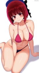 1girls alternate_breast_size arima_kana arm_support bare_arms bare_belly bare_calves bare_chest bare_hands bare_hips bare_knees bare_legs bare_midriff bare_navel bare_shoulders bare_skin bare_soles bare_thighs barefoot belly belly_button beret big_breasts bikini bikini_bottom bikini_only bikini_top blush blush_face blushing_at_viewer blushing_female breasts busty busty_female busty_girl busty_teen calves cleavage collarbone curvaceous curvaceous_body curvaceous_female curvaceous_figure curvaceous_hips curvaceous_teen curvaceous_thighs curvy curvy_body curvy_female curvy_figure curvy_hips curvy_teen curvy_thighs eclypse exposed_arms exposed_belly exposed_chest exposed_hips exposed_legs exposed_midriff exposed_navel exposed_shoulders exposed_skin exposed_thighs feet female female_focus female_only fingernails fingers full_body groin half_naked half_nude halterneck head_tilt high_resolution high_school_student highres hourglass_figure knees large_breasts lean_figure legs lips looking_at_viewer medium_hair midriff naked naked_female naked_woman narrow_waist navel nude nude_female nudity oshi_no_ko plump_breasts red_eyes red_eyes_female red_hair red_hair_female school_girl semi_nude shoulders simple_background sitting sitting_on_floor sitting_on_ground sitting_on_knees slender_body slender_waist slim_waist solo string_bikini swimsuit swimwear teen_girl teenage_girl teenager thick_thighs thighs tilted_head white_background wide_hips young_female young_woman