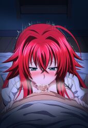 1boy 1boy1girl 1girls 2d ai_assisted ai_generated anime anime_style areolae aroused bare_breasts bedroom blowjob blue_eyes blush breasts breasts_exposed climax cock completely_nude completely_nude_female cum cum_drip cum_in_mouth demon demon_girl dick ejaculation erection execro female hi_res high_school_dxd highres indoors intimacy irrumatio kneeling large_breasts long_hair lovers male male_orgasm male_pov naked naked_female night nipples novelai nude nude_female on_knees orgasm penis penis_in_mouth perky_breasts pink_nipples pleasure pleasured pov projectile_cum red_hair rias_gremory service soft_breasts straight_hair sucking sucking_penis uncensored upper_body veiny_penis