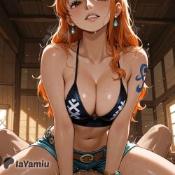 1boy 1boy1girl 1girls ai_generated anal_insertion anal_sex bitch bra clothing cowgirl_position cum cum_drip cum_in_penis cum_in_pussy cum_in_vagina cum_inside cum_on_body cumming cumming_in_pussy cumming_inside cumming_inside_pussy cumming_inside_vagina cumming_while_penetrated cumming_while_penetrating ear_ring earrings fanart female iayamiu langerie lingerie lingerie_only lingerie_panties male nami_(one_piece) one_piece orange_hair panties penis prostitute prostitution pussy sanji sanji_(one_piece) semen semen_on_body sex sex_from_behind sexy sexy_pose sitting sitting_on_penis sitting_on_person tattoo underwear vagina vaginal_penetration vaginal_sex yamiu yamiux\\\\