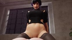 1boy 1girls 3d 3d_animation animated animation asian asian_female belly bottomless bottomless_female cowgirl_position darkbahamuth female female_focus female_penetrated grinding grinding_on_penis legwear magicalmysticva male male/female male_penetrating male_penetrating_female midriff partially_clothed pov reina_mishima riding sex short_hair sound straight straight_sex tagme teasing tekken tekken_8 topwear unseen_male_face vaginal_penetration vaginal_penetration vaginal_sex video