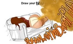 aphrodite_(melissaalli) fart fart_fetish fat_ass female_focus melissaalli oc sleeping