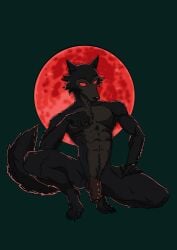 anime anthro balls ballsack beastars bloodmoon claws cock dark_fur feet flaccid flaccid_cock flaccid_penis fur furry furry_male furry_only furryart furryartist furryartwork grey_fur grey_hair large_penis legoshi_(beastars) legosi_(beastars) long_fingernails moon moonlight muscular muscular_anthro muscular_male night penis penis_out red_eyes red_light red_lighting saucyeel sexy sexy_pose sexyfur squat squatting squatting_position tail thick_thighs werecanine werewolf wolf wolf_boy wolf_ears wolf_humanoid wolf_tail yiff