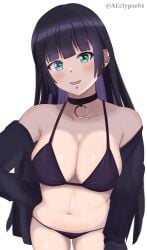 1girls adult adult_female bare_belly bare_chest bare_hips bare_legs bare_midriff bare_navel bare_shoulders bare_skin bare_thighs belly belly_button bikini bikini_bottom bikini_top black_hair black_hair_female blunt_bangs blush blush_face blushing_at_viewer blushing_female blushing_lines bocchi_the_rock! breasts busty busty_female busty_girl choker cleavage collarbone curvaceous curvaceous_body curvaceous_female curvaceous_figure curvaceous_hips curvy curvy_body curvy_female curvy_figure curvy_hips ear_piercing ear_piercings eclypse exposed_belly exposed_chest exposed_hips exposed_legs exposed_midriff exposed_navel exposed_shoulders exposed_skin exposed_thighs eyebrows_visible_through_hair female female_focus female_only green_eyes green_eyes_female halterneck head_tilt high_resolution highres hourglass_figure large_breasts lean_figure lips long_hair looking_at_viewer mature mature_female midriff mouth_piercing narrow_waist navel off_shoulder open_mouth open_mouth_smile pa-san parted_lips pierced_ear pierced_ears shoulders simple_background slender_body slender_waist slim_waist smile smiley_face smiling smiling_at_viewer solo standing string_bikini swimsuit swimwear thick_thighs thighs tilted_head tongue upper_body white_background wide_hips