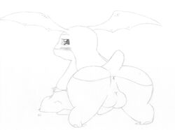 anus ass balls big_butt cute digimon feral male patamon penis pose presenting presenting_anus presenting_hindquarters ricter rock simple_background slightly_chubby solo