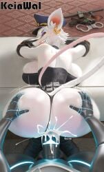 1girls 2020s 2025 3d 3d_(artwork) anal anal_penetration anal_sex anthro areola areolae big_breasts big_penis big_thighs boobjob breasts choker cleavage clothing curvy ear_piercing earring eye_contact eyebrows eyelashes eyeshadow female female_focus fingerless_gloves fur furry furry_female gold_(character) hi_res highres kein_wal large_breasts looking_at_viewer officer_flint_(foretbwat) penis police police_uniform policewoman rat rat_girl saliva saliva_trail see-through see-through_clothing short_hair straight tagme thick_thighs thighs wet wet_breasts white_fur white_hair yellow_eyes