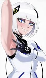 2025 ai ai-created ai_art ai_assisted ai_generated cevio kafu_(cevio) shadman_(style) shadman_homage vampiregurl vampiregurl_(artist) white_clothing white_hair