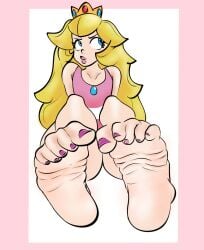 princess peach from mario (series) by joe erogenous