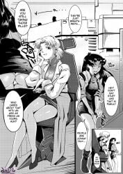 1futa 1futa1girl 1girl1futa 1girls ass blush blush doujinshi female futanari futanari/female manga_style misato_katsuragi neon_genesis_evangelion page_1 panties r-e-l-o-a-d ritsuko_akagi skirt skirt_up tagme yuri