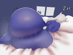 1girls female female_only gigantic_ass huge_ass massive_ass sleeping solo solo_female thedeathcrow05 tight_clothing toriel undertale