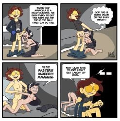 blowjob_face doggy_style gritted_teeth knullmannen loving_it maria_gonzalez rosebuds_(comic) self_insert