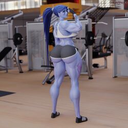 1girls 3d activision amelie_lacroix big_ass big_breasts big_thighs blizzard_entertainment blue-skinned_female blue_body blue_skin breasts bubble_ass bubble_butt bust busty chest curvaceous curves curvy curvy_figure female fit fit_female gym hips hourglass_figure huge_ass large_ass legs leotard mature mature_female muscular muscular_female overwatch overwatch_2 slim_waist solo thick thick_ass thick_hips thick_legs thick_thighs thighs toned toned_female voluptuous voluptuous_female vonsvaigen waist wide_hips wide_thighs widowmaker
