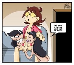 accurate_art_style knullmannen living_plushie loving_it maria_gonzalez plush_maria rosebuds_(comic) self_insert