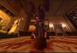 big_breasts bonfie five_nights_at_freddy's fnaf fnia fredina's_nightclub gregory_(fnaf) nipples nude sfm