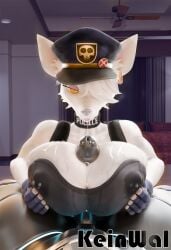 1girls 2020s 2025 3d 3d_(artwork) anthro areola areolae big_breasts big_penis big_thighs boobjob breasts choker cleavage clothing curvy ear_piercing earring eye_contact eyebrows eyelashes eyeshadow female female_focus fingerless_gloves fur furry furry_female gold_(character) hi_res highres kein_wal large_breasts looking_at_viewer officer_flint_(foretbwat) penis police police_uniform policewoman rat rat_girl saliva saliva_trail see-through see-through_clothing short_hair straight tagme thick_thighs thighs wet wet_breasts white_fur white_hair yellow_eyes