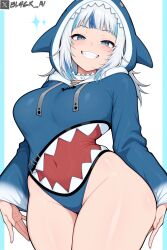 gawr gura from hololive by bl4ck ai