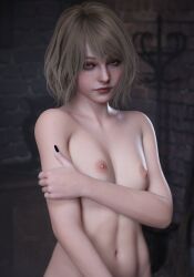 3d ashley_graham ashley_graham_(ella_freya) blonde_hair capcom female hedonicphenomenon nude resident_evil resident_evil_4 resident_evil_4_remake tagme