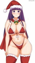 1girls adult adult_female bare_arms bare_belly bare_chest bare_hands bare_hips bare_midriff bare_navel bare_shoulders bare_skin bare_thighs belly belly_button bewitching_thighs big_breasts blunt_bangs blush blush_face blushing_at_viewer blushing_female breasts bust_cup busty busty_female busty_girl child_bearing_hips christmas christmas_clothing christmas_hat christmas_headwear christmas_outfit cleavage collarbone curvaceous curvaceous_body curvaceous_female curvaceous_figure curvaceous_hips curvaceous_thighs curvy curvy_body curvy_female curvy_figure curvy_hips curvy_thighs eclypse exposed_arms exposed_belly exposed_chest exposed_hips exposed_midriff exposed_navel exposed_shoulders exposed_skin exposed_thighs female female_focus female_only fern_(sousou_no_frieren) fertile_hips groin high_resolution highres hourglass_figure huge_breasts large_breasts lean_figure leggings legs legwear lips long_hair looking_at_viewer mature mature_female midriff narrow_waist navel over-kneehighs plump_breasts purple_eyebrows purple_eyes purple_eyes_female purple_hair purple_hair_female shoulders simple_background slender_body slender_waist slim_waist solo sousou_no_frieren standing stockings thick_thighs thigh_highs thighhighs thighs upper_body white_background wide_hips