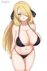1girls adult adult_female alternate_breast_size bare_arms bare_belly bare_chest bare_hands bare_hips bare_legs bare_midriff bare_navel bare_shoulders bare_skin bare_thighs belly belly_button big_breasts bikini bikini_bottom bikini_only bikini_top blonde_eyebrows blonde_female blonde_hair blonde_hair blonde_hair_female blush blush_face blushing_at_viewer blushing_female breasts brown_eyes brown_eyes_female busty busty_female busty_girl cleavage collarbone curvaceous curvaceous_body curvaceous_female curvaceous_figure curvaceous_hips curvaceous_thighs curvy curvy_body curvy_female curvy_figure curvy_hips curvy_thighs cynthia_(pokemon) eclypse exposed_arms exposed_belly exposed_chest exposed_hips exposed_legs exposed_midriff exposed_navel exposed_shoulders exposed_skin exposed_thighs female female_focus female_only groin hair_ornament hair_ornaments hair_over_one_eye halterneck high_resolution highres hourglass_figure large_breasts lean_figure legs_closed legs_together lips long_hair looking_at_viewer mature mature_female midriff narrow_waist navel parted_bangs plump_breasts pokemon shoulders simple_background slender_body slender_waist slim_waist solo standing string_bikini swimsuit swimwear thick_thighs thighs upper_body white_background wide_hips