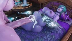 1futa 1girls 3d after_sex big_breasts blizzard_entertainment blue_hair cum cum_in_pussy cum_in_pussy cum_inside female futanari green_hair huge_breasts night_elf nipple_piercing nipple_rings pink_skin purple_skin thick_thighs tyrande_whisperwind voluptuous voluptuous_female warcraft wide_hips world_of_warcraft zeratul101286