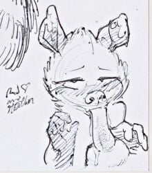 1girls american_opossum dreamworks dreamworks_animation female female_only heather_(over_the_hedge) mammal marsupial over_the_hedge paramount_pictures ram_satinga sketch text tongue tongue_out virginia_opossum