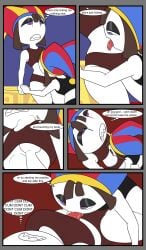 comic evil_pomni pomni_(the_amazing_digital_circus) selfcest the_amazing_digital_circus
