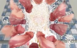 ahe_gao bukkake covered_in_cum cum_dump cum_puddle drowning_in_cum excessive_cum human_toilet suffocation tagme toilet_slave