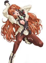 clothing cum elhaym_van_houten orange_hair solo tagme xenogear xenogears