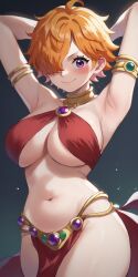 ai_generated big_breast female female_only marvelousvice one_piece orange_hair solo vegapunk_lilith