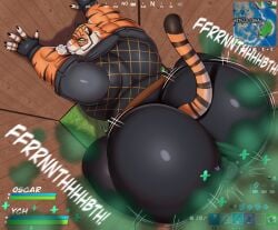 2boys anonymous_character anonymous_male anthro ass ass_bigger_than_head ass_focus bara bara_ass big_ass big_butt blush bubble_ass bubble_butt fangs fart fart_cloud fart_fetish farting farting_in_face farting_on_face fingerless_gloves fortnite fortnite:_battle_royale fully_clothed furry gay huge_ass huge_butt hyper hyper_ass jiggling_ass jiggling_butt male male/male male_anthro male_only massive_ass massive_butt megacoolbear_(artist) muscles muscular muscular_male oscar_(fortnite) smothering suffocation thick thick_ass thick_butt tiger tiger_boy tiger_ears tiger_stripes tiger_tail tight_space yaoi