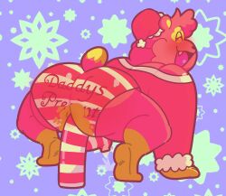 1boy 1male anthro anthro_only anukkyt bottom_(anukkyt) christmas christmas_clothing christmas_hat christmas_headwear christmas_outfit chubby chubby_anthro chubby_belly chubby_cheeks chubby_male daddy daddy_kink dildo dildo_in_ass dildo_insertion dildo_penetration dildo_riding dildo_sitting fat fat_ass fat_butt fat_man furry furry_ass furry_male furry_only gay gay_male looking_pleasured male male_focus male_only oc original_character original_characters partially_clothed partially_clothed_anthro partially_clothed_male penetrated penetrated_male pleasure pleasure_face pleasured pleasured_male riding riding_dildo riding_toy ripped ripped_clothing ripped_pants ripped_underwear solo solo_anthro solo_focus solo_male