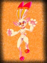 1futa 69blackcat69 anthro anthro_only chastity chastity_cage chastity_device dickgirl futa_only futanari scorbunny solo