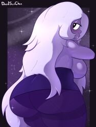 2d 2d_(artwork) 2d_artwork amethyst_(steven_universe) ass breasts cartoon_network davidsanchan female gem_(species) hair panties pants purple_body purple_hair purple_skin rear_view steven_universe tagme thick thick_ass thick_butt thick_hips thick_legs thick_thighs wide_ass wide_hips wide_thighs