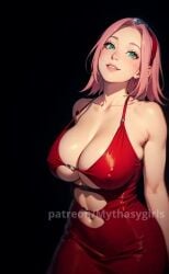 ai_generated blue_eyes pink_hair sakura_haruno tagme