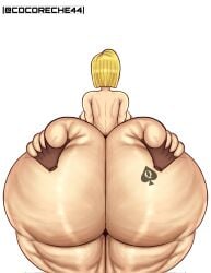 2024 android_18 ass ass_grab back_view big_ass blonde blonde_female blonde_hair cellulite cocoreche dark-skinned_male dragon_ball dragon_ball_super dragon_ball_z enormous_ass fat_ass gigantic_ass groping groping_ass huge_ass light-skinned_female massive_ass pov queen_of_spades raceplay self_upload simple_background tattoo thick_ass thick_thighs thighs