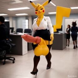 1futa 3d ai_generated animated anthro bobskips canine_penis furry futa_focus futanari high_heels huge_balls huge_cock huge_testicles knot knotted_penis mp4 no_sound office office_lady pikachu pok&eacute;mon_(species) pokemon pokemon_(species) public_exposure smug stable_diffusion tagme video walking