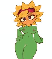 breasts plants_vs_zombies plants_vs_zombies:_heroes pussy solar_flare_(pvz) tagme