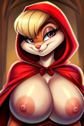 ai_generated female furry little_red_riding_hood lola_bunny looney_tunes warner_brothers