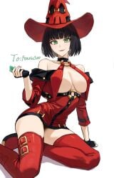 breasts female female_only guilty_gear i-no looking_at_viewer short_hair skrillex solo