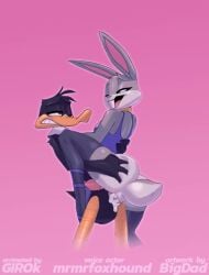 2023 anal anal_sex anatid animated anseriform anthro anthro_on_anthro anthro_penetrated anthro_penetrating anthro_penetrating_anthro avian balls bedroom_eyes big_balls big_penis bigdad bird bodily_fluids breasts bugs_bunny clothed clothing collaboration cum cum_in_ass cum_inside daffy_duck digital_media_(artwork) dress duck duo eyelashes femboy gay genital_fluids genitals girok gloves gynomorph gynomorph/male gynomorph_penetrated handwear intersex intersex/male intersex_penetrated lagomorph leg_grab legwear leporid long_eyelashes looking_pleasured looney_tunes male male/male male_only male_penetrated male_penetrating male_penetrating_gynomorph male_penetrating_intersex mammal narrowed_eyes orgasm penetration penile penile_penetration penis penis_in_ass rabbit seductive sex short_playtime simple_background sound sound_warning sweat sweatdrop tagme thigh_grab thigh_highs vein veiny_penis video warner_brothers yaoi