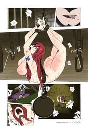 2d 2girls armpits artstyle_imitation ass bare_shoulders bondage breasts captured captured_heroine chains cleavage colored comic comic_page cuff_(restraint) cuffed_ankles cuffed_wrists damsel_in_distress dominant_female dominatrix doujinshi erza_scarlet fairy_tail female_only femdom femsub fit_female full_color hanging_by_arms hanging_by_feet heroine_in_trouble immobile in_pain indoors jail_bars jail_cell kyouka large_breasts metal_balls moaning_in_pain moaning_loud multiple_girls nakonworld12 nude open_mouth peach_ass prison_bars prison_cell prisoner protagonistsub_antagonistdom red_hair restrained scared_expression scared_face screaming shackled_ankles shackled_wrists shackles sideboob slapping suffering suspended_in_midair teardrop_breasts tearing_up tied_up tight_ass toned_female tongue tongue_out torture torture_chamber torture_device torture_instruments water_drop_breasts whip whip_marks whipped whipping wide_ass wide_eyed 　　　　　　　　　　　　　prison