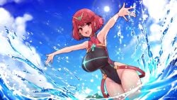 pyra from xenoblade (series) by virus-g