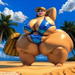 1girls 4k a_movie_of_eggs ai_generated bbw beach brown_hair chubby chubby_female fat fat_ass fat_butt female female_only highres hips hips_wider_than_shoulders huevocartoon huge_ass huge_breasts huge_hips human large_nipples lips lipstick massive_ass massive_breasts massive_butt massive_thighs matronai_(artist) mature mature_female mature_woman milf morbidly_obese morbidly_obese_female nipple_bulge nipples obese obese_female overweight overweight_female patreon patreon_username pinup senora_(una_pelicula_de_huevos) solo solo_focus ssbbw stable_diffusion swimsuit thick thick_ass thick_hips thick_legs thick_thighs twitter_username una_pelicula_de_huevos wide_hips woman