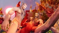 2boys 3d anal anal_sex animated anus beard blood_elf czad0ra forest_background junre long_hair_male male male_focus male_only mp4 outdoors panting penis pointy_ears sex silver_hair sound thrusting video white_hair world_of_warcraft yaoi