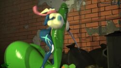 3d animated cum greninja hyper hyper_balls hyper_breasts hyper_penis male/female mudkip paizuri pokemon pokemon_(species) rgtdwtbr source_filmmaker tagme video