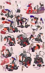 5_fingers absurd_res ancient_pokemon animal_genitalia animal_penis animal_pussy animal_vulva anus ass backpack balls barefoot bedroom_eyes big_butt bite black_body black_fur black_nose blush bodily_fluids bottomwear breasts brown_eyes brown_hair canid canine canine_genitalia canine_pussy canine_vulva claws clothed clothing cottontail cowgirl_position cum cum_inside cunnilingus dominant dominant_female dominant_male domination_loss duo ejaculation enjoying erection fangs feet fellatio female female_penetrated feral feral_transformation fingers florian_(pokemon) footwear from_front_position fur game_freak gender_transformation generation_2_pokemon generation_9_pokemon genital_fluids genitals hair hat headgear headwear hi_res horn houndoom human human_to_feral japanese_text koraidon legendary_pokemon licking long_tail looking_pleasured male male/female mammal mtf_transformation multi_breast multi_nipple narrowed_eyes necktie nintendo nipples nude on_bottom on_top oral orange_body orange_fur paradox_pokemon paws penetration penile penis penis_lick pokemon pokemon_(species) pussy red_body red_eyes seductive sex shirt_pocket shoes shorts snout socks spade_tail species_transformation tail teeth text thick_thighs thought_bubble tongue tongue_out torn_clothing transformation transformation_through_bite translation_request vaginal_fluids vaginal_penetration vaginal_squirting vulva white_body white_claws white_skin
