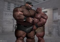 bear beard big_pecs brute_by_simon grabbing_penis hairy