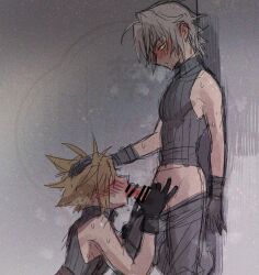 cloud strife from final fantasy by nonesabu